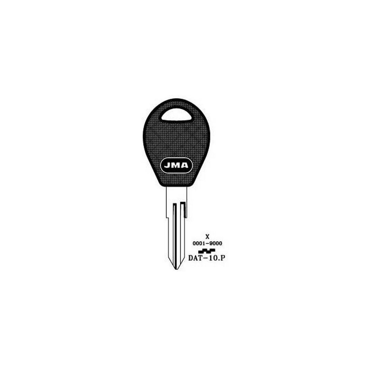 JMA DAT-10.P Plastic Top Key Blank for Nissan